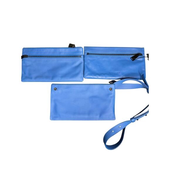 Bottega Veneta NWT Fluid Messenger Crossbody Bag in Blue - Picture 16 of 16